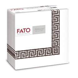 Tovaglioli piegati Fato Tablewear-1 velo-40x40 cm-cioccolato-conf. 50