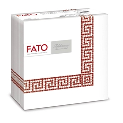 Tovaglioli piegati Fato Tablewear-1 velo-40x40 cm-rosso-conf. 50
