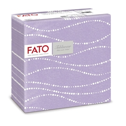 Tovaglioli piegati Fato Tablewear-1 velo-40x40 cm-lilla-conf. 50