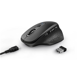 Mouse ergonomico Wireless Trust OZAA-Bluetooth USB A 2.0-nero