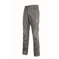 Pantalone da lavoro Meek U-Power-6 tasche-taglia L-grigio acciaio