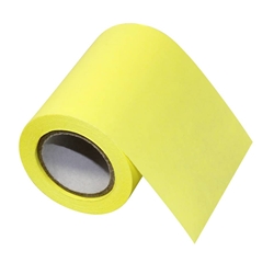 Roll notes adesivo Global notes-60 mm x 10 mt-giallo fluo - conf. 10