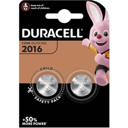 Batterie a moneta al Litio 3V Duracell-litio 2016-conf. 2