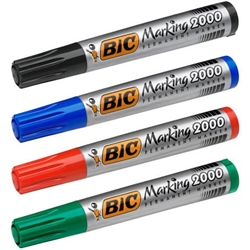 Marcatore BIC Marking 2000 punta conica 4 95 mm assortiti conf. 4