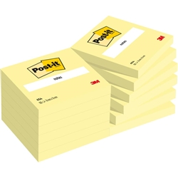 Foglietti Post-it® 76x76mm giallo Canary conf. 12 blocchetti/100 ff