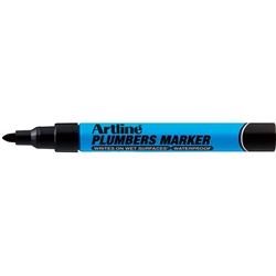 Marcatore permanente Artline punta tonda 1 5 mm per idraulica - nero