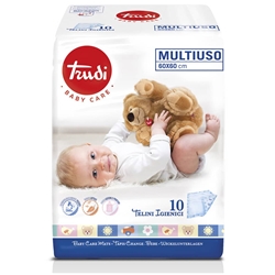 Telo igienico multiuso - Trudi - 60x60 cm - conf. 10