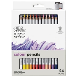 Scatola 24 matite colorate - Winsor&Newton - assortiti