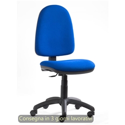 Sedia operativa - Seditaly Sofia CPM - senza braccioli acrilico blu