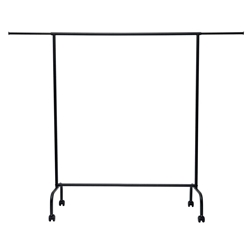 Appendiabiti a file - Maul limbo - 156x50xH.151 cm - nero