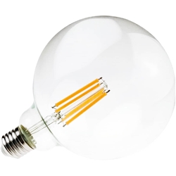 Lampadina led - MKC - 12W G125 E27 - 1521 lumen - globo - luce fredda