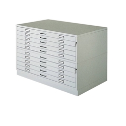 Cassettiera orizzontale in metallo - Tecnostyl - 10 cassetti