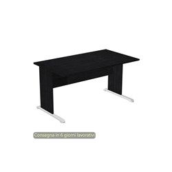 Scrivania - Artexport Presto - 140x80xH.72 nero venato frassino