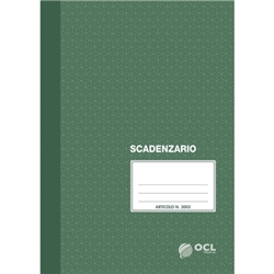 Registro scadenzario - 21x29 7 cm (A4) - 24 fogli