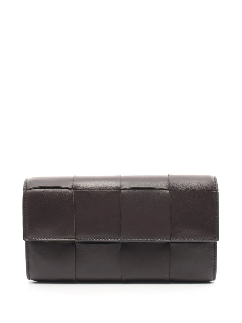 Bottega Veneta Pre-Owned 2020s Intrecciato wallet - Marrone