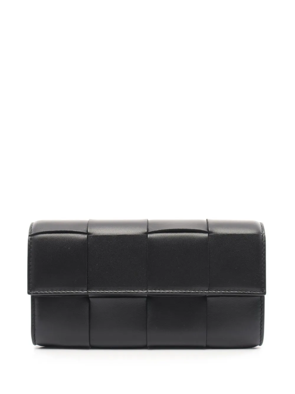 Bottega Veneta Pre-Owned 2020s Intrecciato wallet - Nero