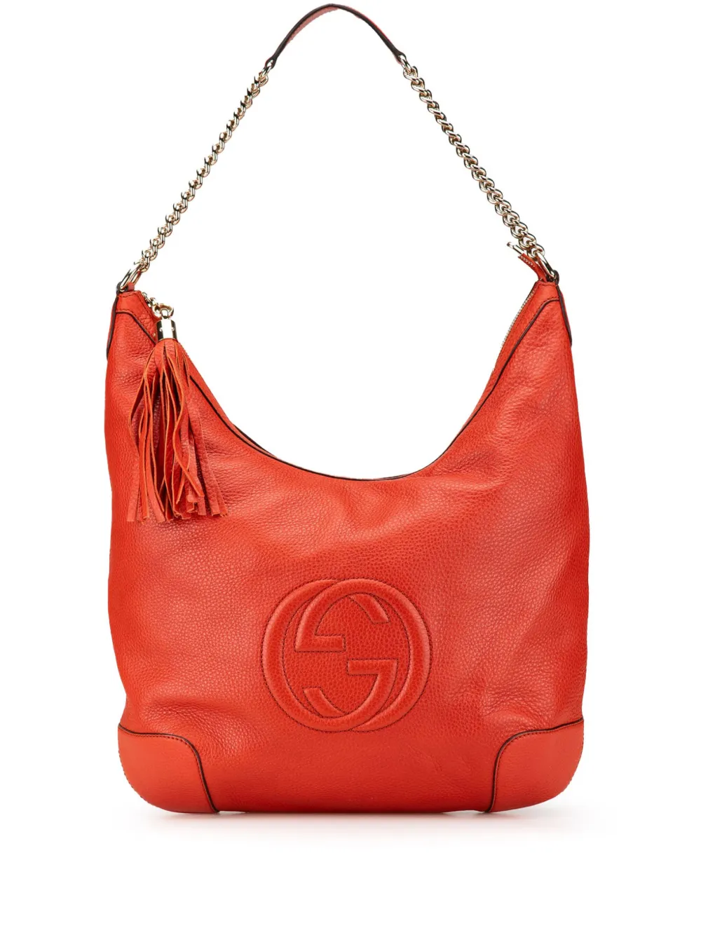 Gucci Pre-Owned 2000-2015 Medium Leather Soho shoulder bag - Rosso