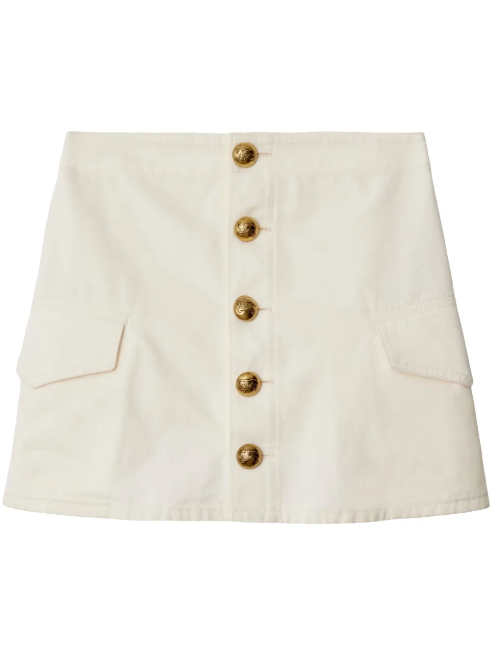Burberry Minigonna in cotone - Bianco