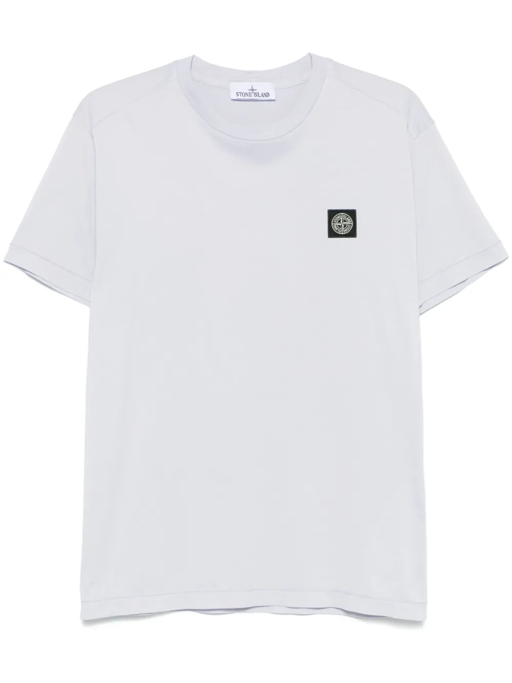 Stone Island T-shirt con applicazione logo - Viola