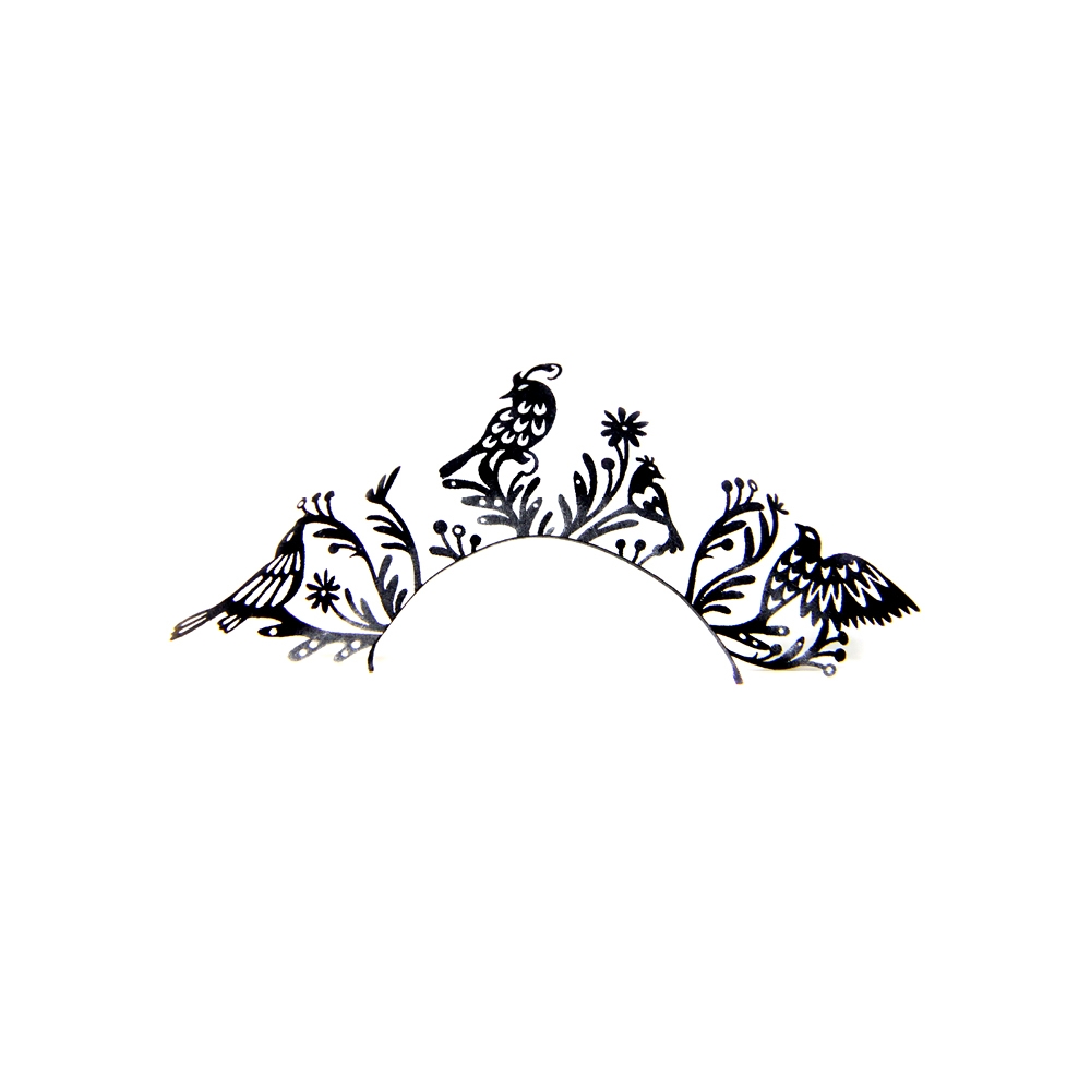Paper Eyelashes Birds Ciglia Paperself