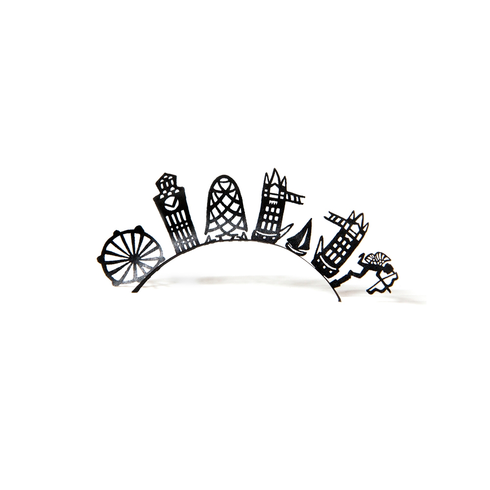 Paper Eyelashes London Skyline Ciglia Paperself