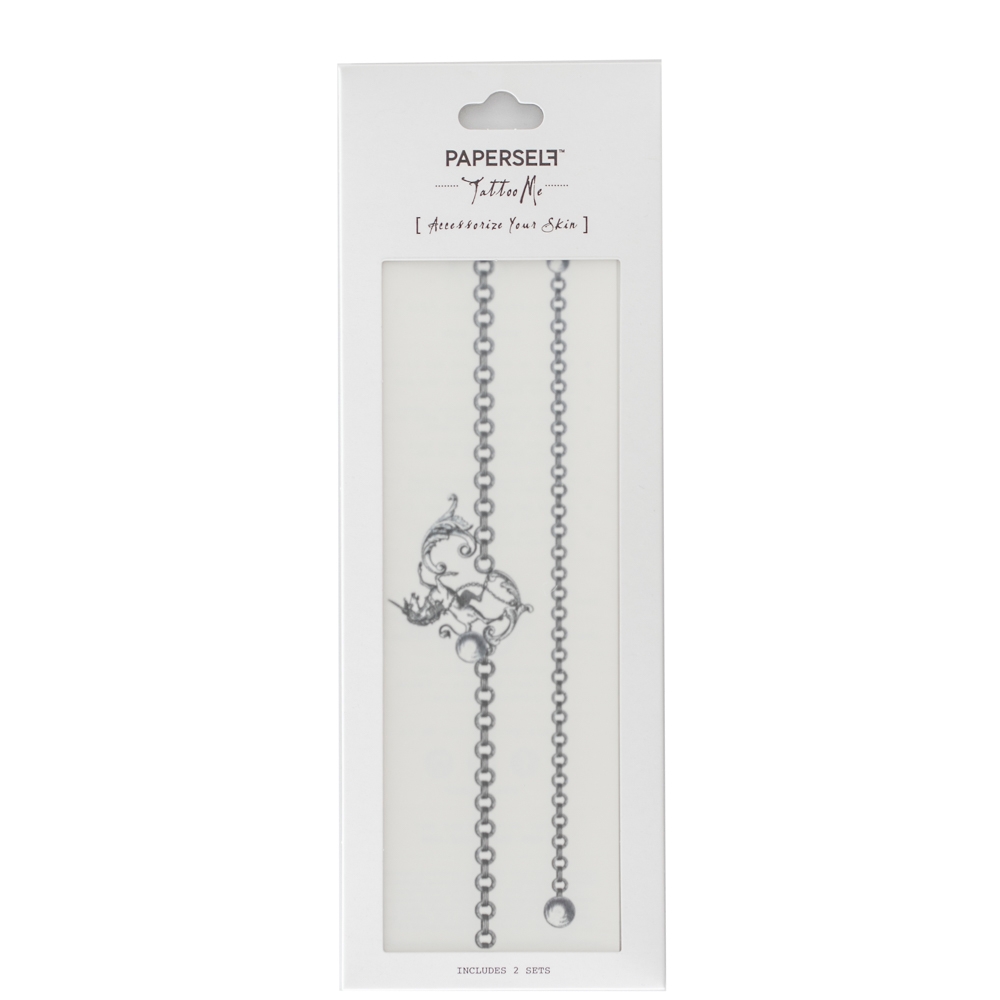 Temporary Tattoos The Last Unicorn Chain Ers 2 pz Paperself