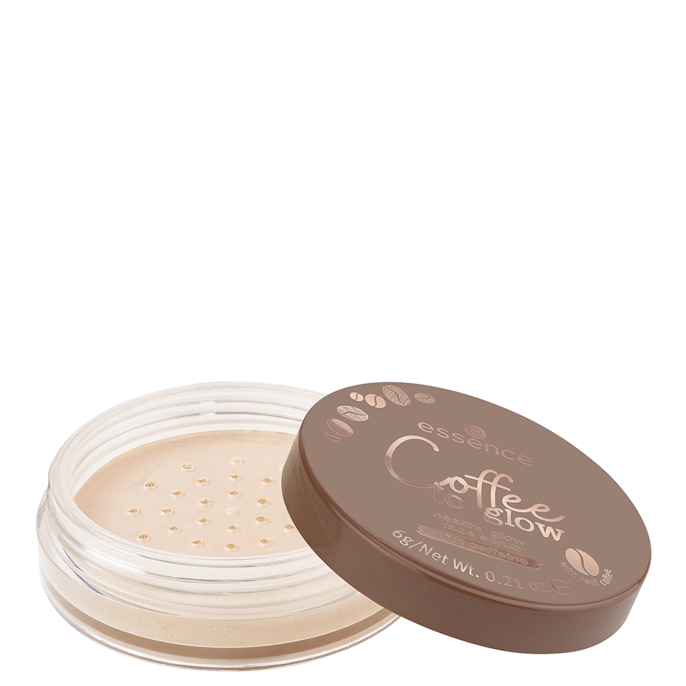 Coffee To Glow Healthy Glow Face Scrub 01 Never Stop Grinding! Essence