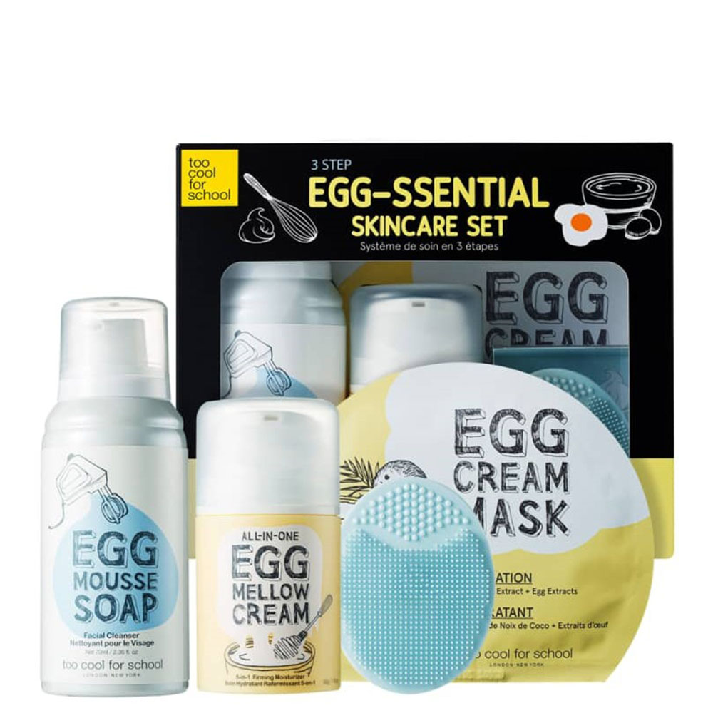 Egg-Ssential Skincare Set Cofanetto Cura Viso Set Too Cool For School