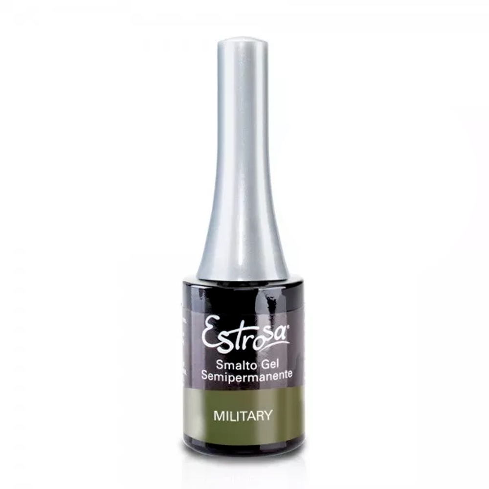 Smalto Gel Semipermanente 7023 Military Smalto Semipermanente 14 ml Estrosa