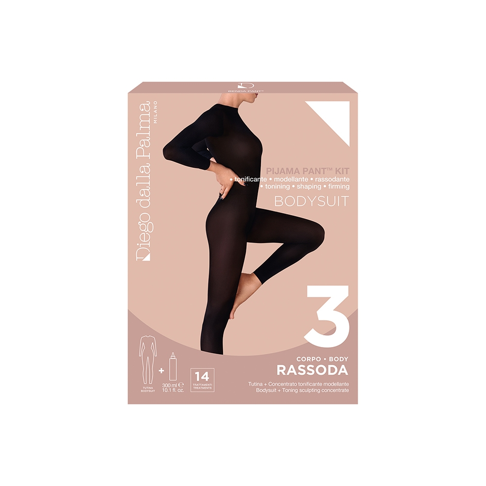 3.Rassoda Pijama Pant Kit Gambe, fianchi, vita e braccia 1 pz + 300 ml Diego Dalla Palma Milano
