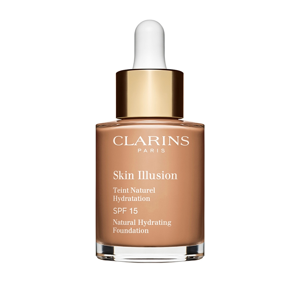 Skin Illusion Spf15 112 Amber Fondotinta Fluido Clarins 30 ml Donna