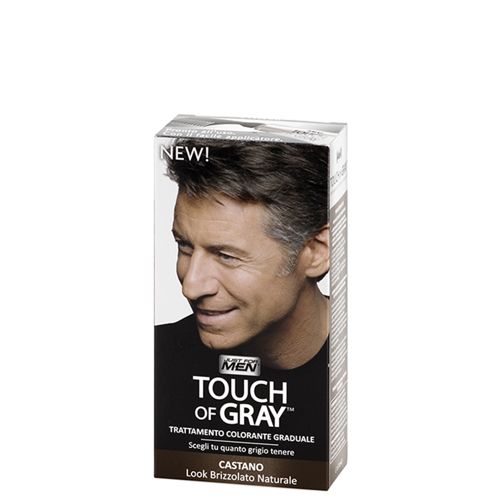 Touch Of Gray Castano Kit Elimina Grigio 40 gr Just For Men