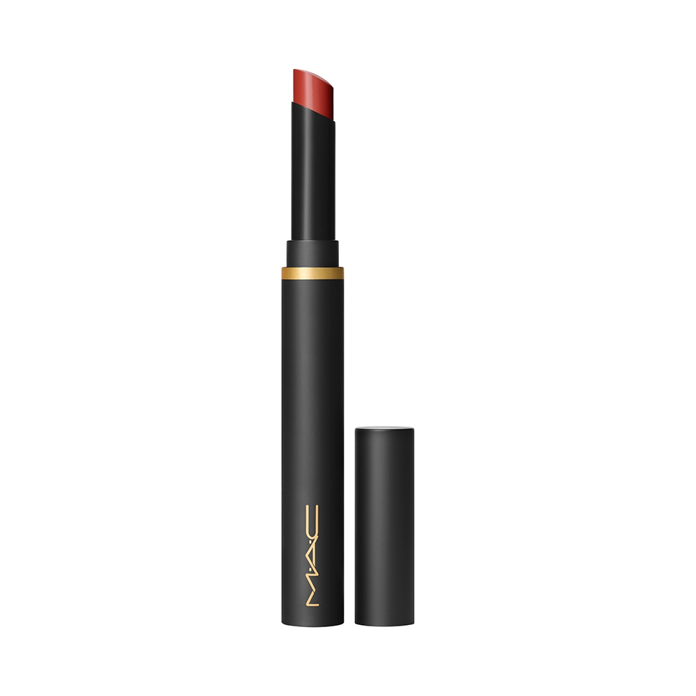 Powder Kiss Velvet Blur Slim Stick Devoted To Chili Rossetto Cremoso Opaco Idratante Lunga Tenuta 2 gr Mac