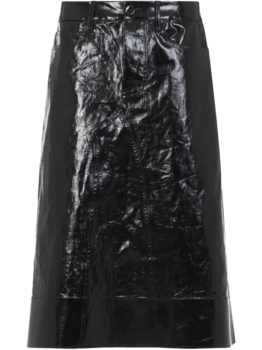 Jil Sander linen skirt - Nero