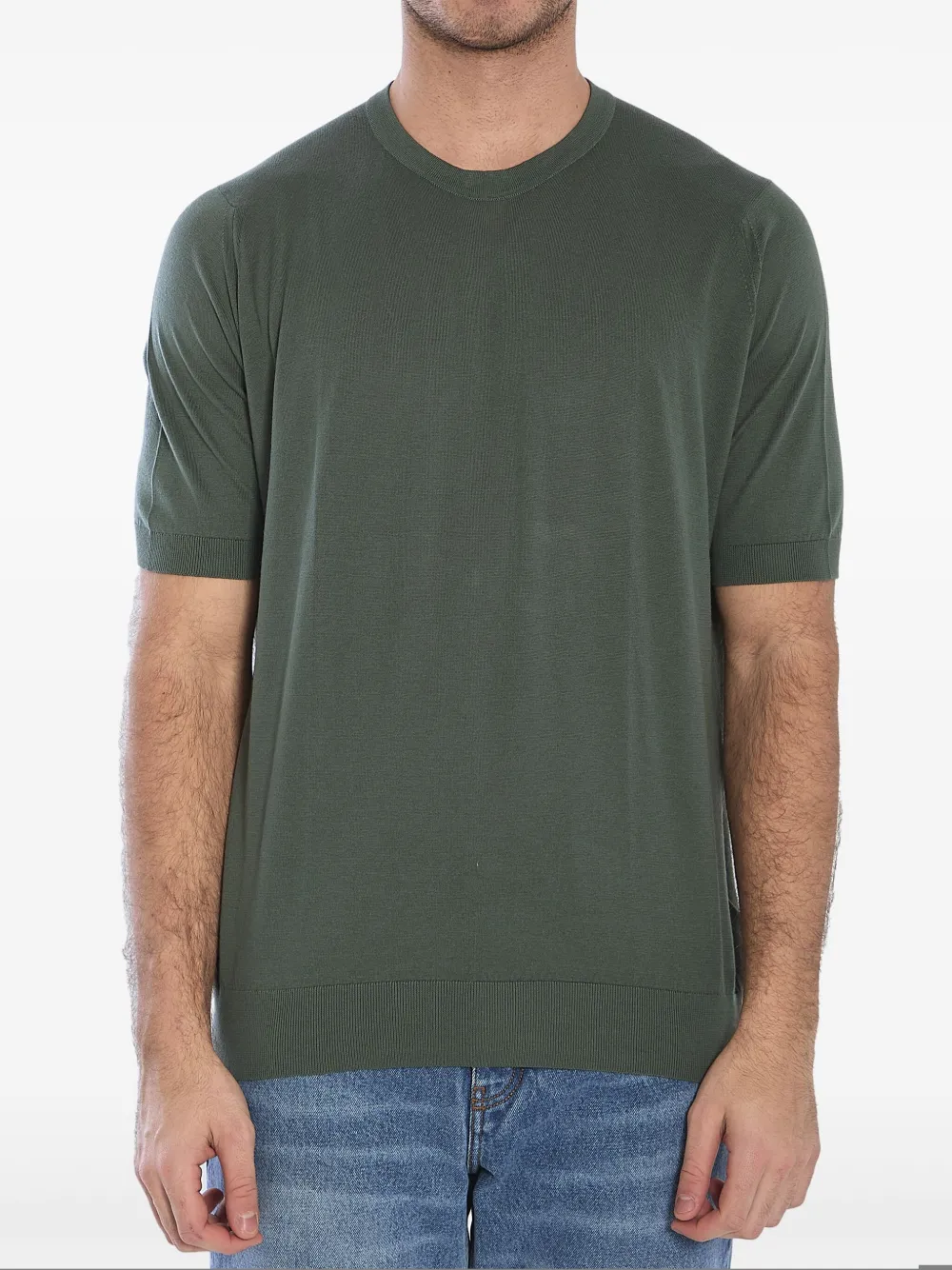 John Smedley Kempton T-shirt - Verde