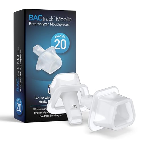 Bactrack, Beccucci Per Etilometro Bactrack Mobile (Confezione Da 20), Compatibile Con Etilometro Bactrack Mobile