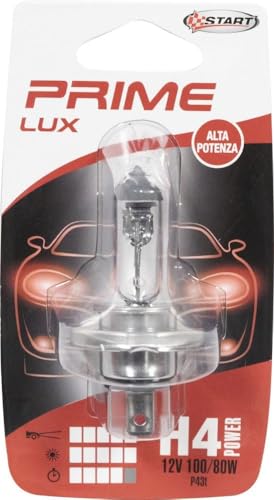 Lampadina Singola Auto Alogena H4 12V 100/80W P43T