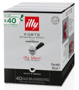 Caffè Illy Cialde Carta 44Mm Monodose Tostato Forte Caffe 100% Arabica (40)