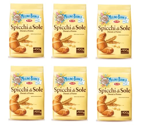 6X Mulino Bianco Spicchi Di Sole Biscotti Italiani Biscotti 900G