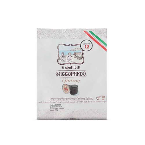 240 Gattopardo Ginseng Coffee Capsules Compatible With Nespresso