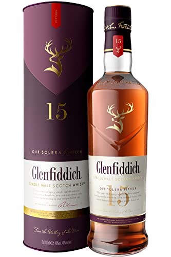 Glenfiddich Single Malt Scotch Whisky 15 Anni, 70Cl