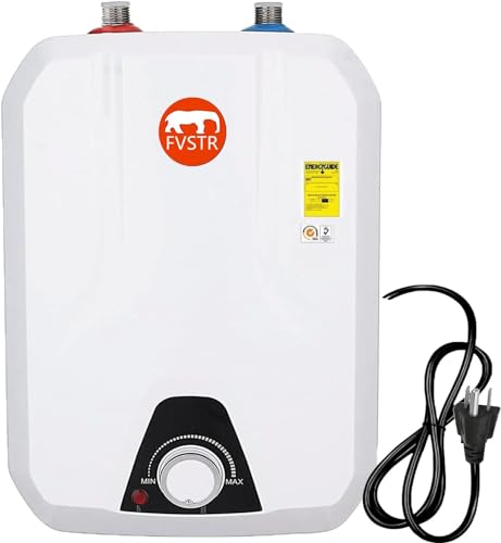 Fvstr 2,5 Galloni 8 L 3 Kw Spina Eu Scaldabagno Elettrico, Scaldabagno Intelligente, Solo Lavaggio Boiler, Elimina Il Tempo Di Acqua Calda – Montaggio
