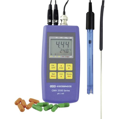 Greisinger Gmh 3511 Kit Strumento Di Misura Ph/Redox/Temp Gmh 3511 Kit 2 Punti 0.00-14.00 Ph Da -5 A +150 °C Calibra
