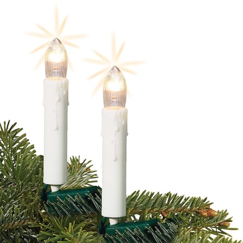 Hellum String Lights- Christmas 20 Candles, 10,6 M, White