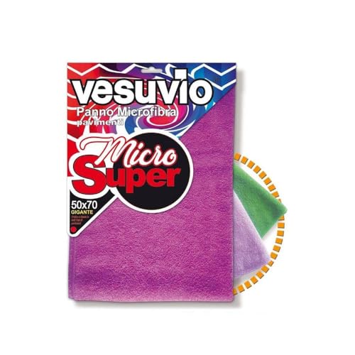 Vesuvio Panno In Microfibra Pavimenti Micro Super 50 X 70 Gigante Vari Colori