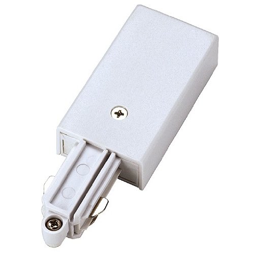 Alimentatore Per Binario Elettrificato Monofase, Versione Di Montaggio, Messa A Terra A Destra, Bianco