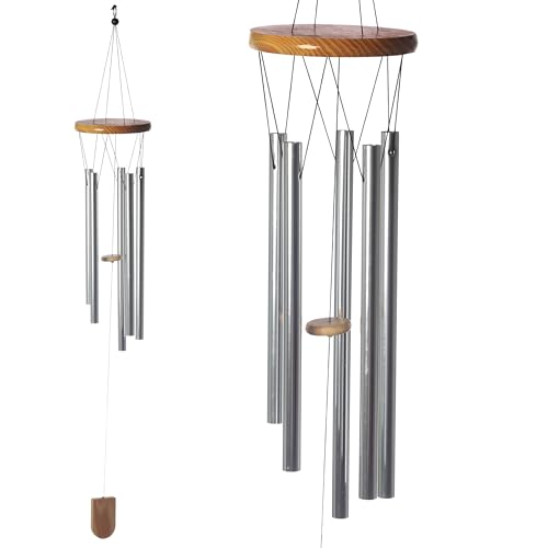 Puckator Vento Chime In Legno Con Tubi Metallici 88 Centimetri