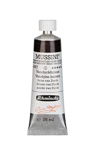 Schmincke Mussini Oils Vandyke Brown 35Ml Tube Series 1