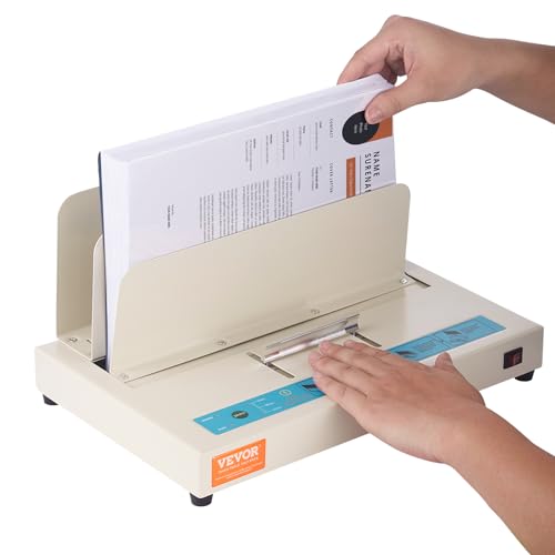 Vevor Rilegatrice Termica Con Capacità Di 500 Fogli, Rilegatrice Termica Per Libri Spessore Rilegatura 50Mm Documenti A3 (Lato Corto)/A4/A5, Rilegatri