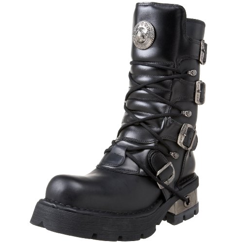 New Rock M 373 S1, Stivali Piattaforma Uomo, Nero, 41 Eu